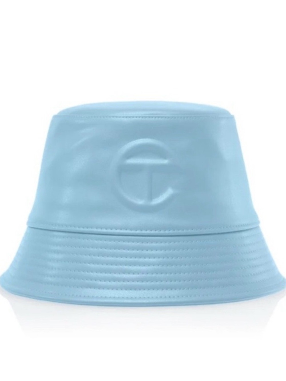 Telfar Light Blue Bucket Hat with dust cover
